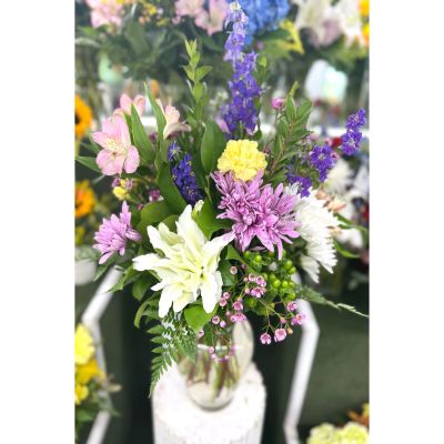 DiBella Flowers & Gifts Las Vegas - Lavender Love Arrangement In the Cooler
