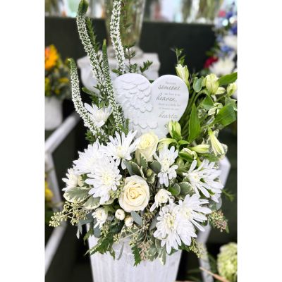 DiBella Flowers & Gifts Las Vegas - Hearts In Heaven Arrangement In the Cooler