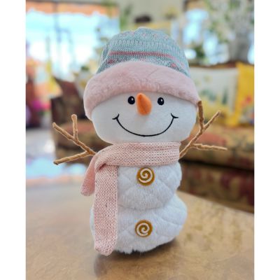 DiBella Flowers & Gifts Las Vegas - Sweet Pink Scarfed Snowman