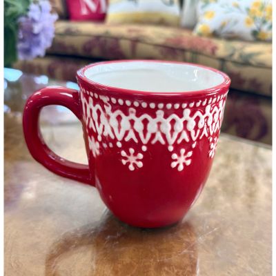 DiBella Flowers & Gifts Las Vegas - Red & White Holiday Cheer Mug
