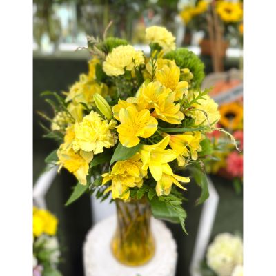 DiBella Flowers & Gifts Las Vegas - Sunshine of My Life Arrangement In the Cooler