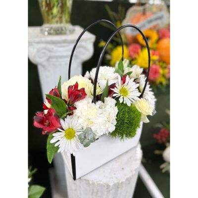 DiBella Flowers & Gifts Las Vegas - Flower Tote Bag Arrangement In the Cooler