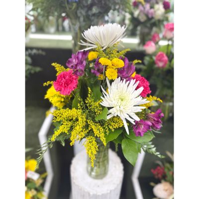 DiBella Flowers & Gifts Las Vegas - Wildflower Waltz Arrangement In the Cooler