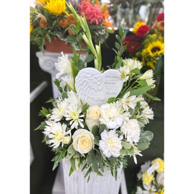 DiBella Flowers & Gifts Las Vegas - Hearts In Heaven Arrangement In the Cooler