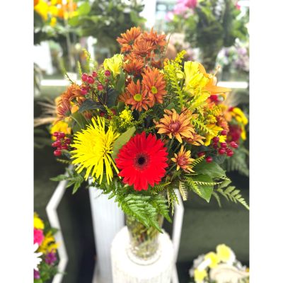 DiBella Flowers & Gifts Las Vegas - Rustic Radiance Arrangement In the Cooler