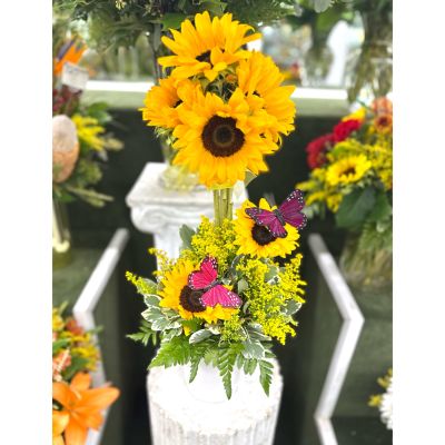DiBella Flowers & Gifts Las Vegas - Sunflower Topiary IN THE COOLER 