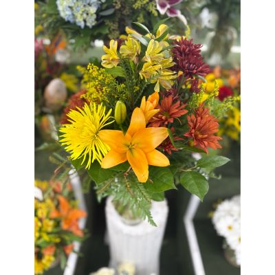 DiBella Flowers & Gifts Las Vegas - Charming Fall Arrangement In the Cooler
