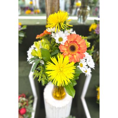 DiBella Flowers & Gifts Las Vegas - Golden Hour Arrangement In the Cooler