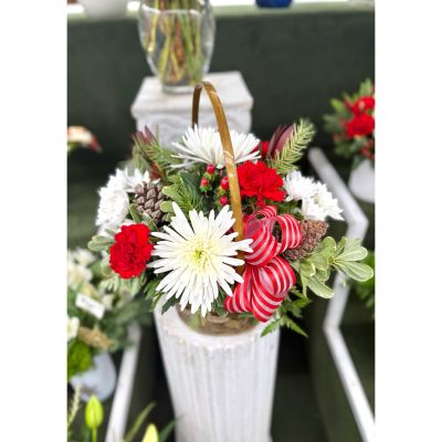 DiBella Flowers & Gifts Las Vegas - Holiday Basket of Cheer In the Cooler