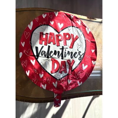 DiBella Flowers & Gifts Las Vegas - Silver Hearts Valentines Day Mylar