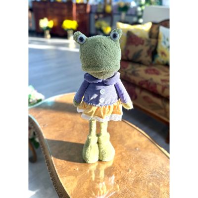 DiBella Flowers & Gifts Las Vegas - Lily the Frog Decoration is a delightful standing accent that adds a touch of whimsy and charm to any space. With her sweet expression and playful posture, Lily brings a cheerful, garden-inspired feel wherever she’s displayed. Perfect for shelves, entryways, desks, or floral displays, this adorable frog decoration makes a fun statement on its own or paired with plants and blooms. A lovable piece that’s sure to bring smiles and a little personality to your décor.