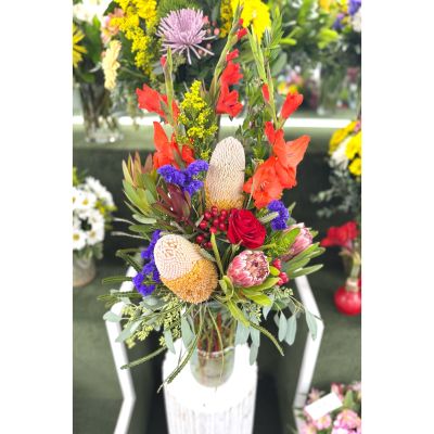 DiBella Flowers & Gifts Las Vegas - Tropical Paradise Arrangement In the Cooler