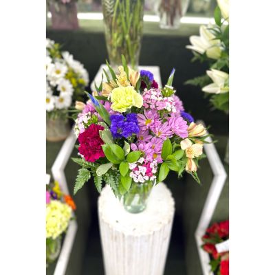 DiBella Flowers & Gifts Las Vegas - Color Pop Arrangement In the Cooler