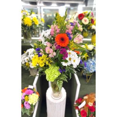 DiBella Flowers & Gifts Las Vegas - Blussful Blossoms Arrangement In the Cooler