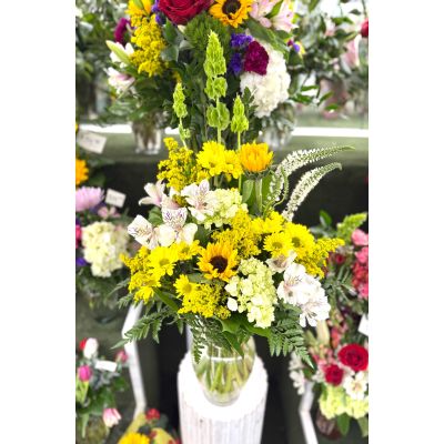 DiBella Flowers & Gifts Las Vegas - Sweetest Sunshine Arrangement In the Cooler