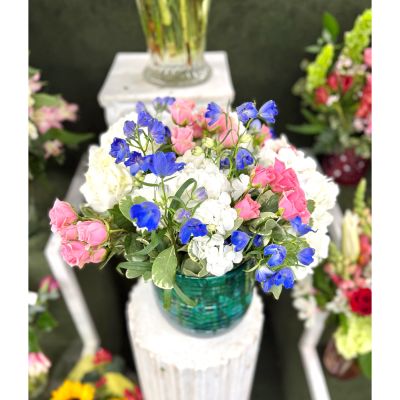 DiBella Flowers & Gifts Las Vegas - Coastal Daydream Arrangement In the Cooler