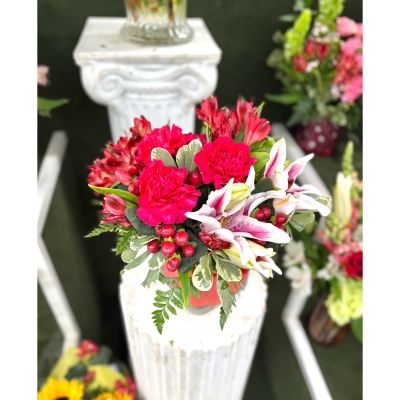 DiBella Flowers & Gifts Las Vegas - Radically Red Arrangement In the Cooler