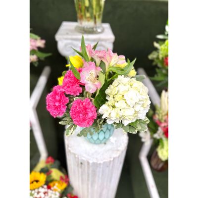 DiBella Flowers & Gifts Las Vegas - Seaside Sweetheart Arrangement In the Cooler