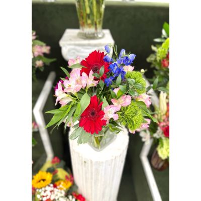 DiBella Flowers & Gifts Las Vegas - Color Carnival Arrangement In The Cooler 