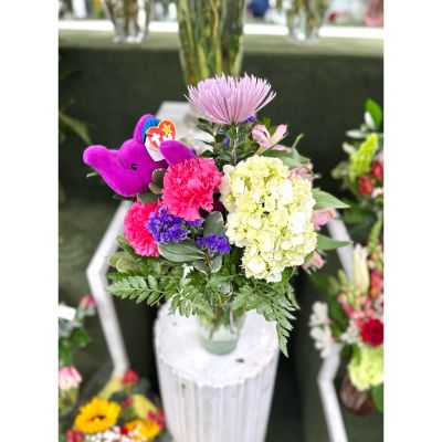 DiBella Flowers & Gifts Las Vegas - Elephantastic Arrangement In the Cooler