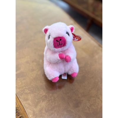 DiBella Flowers & Gifts Las Vegas - Petal is a sweet pink capybara with soft pastel fur and big glittery eyes. Her gentle color and cuddly shape make her extra charming and perfect for snuggles. She’s a cute and cozy addition to any Beanie Boo collection.