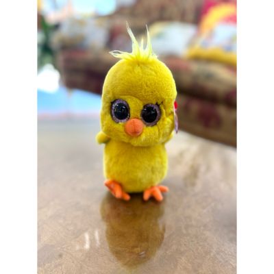 DiBella Flowers & Gifts Las Vegas - Chirps is a bright yellow chick with super soft, fluffy fur and big sparkly eyes. With tiny wings and a cute little orange beak, this cheerful friend brings a touch of sunshine and sweetness to any Beanie Boo collection.