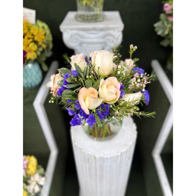 DiBella Flowers & Gifts Las Vegas - Blushing Meadow Arrangement In the Cooler