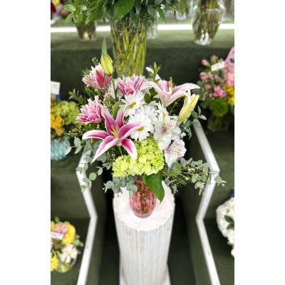 DiBella Flowers & Gifts Las Vegas - Stargazer Garden Arrangement In the Cooler