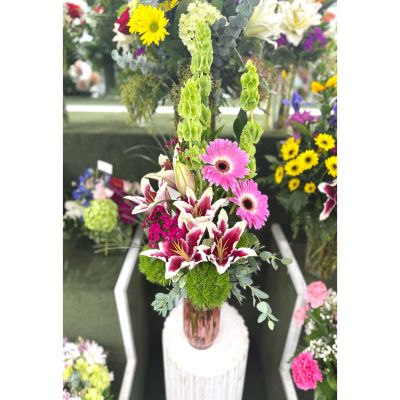DiBella Flowers & Gifts Las Vegas - Stargazer Garden Arrangement In the Cooler