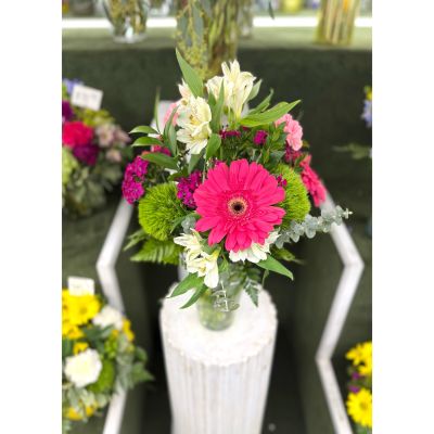 DiBella Flowers & Gifts Las Vegas - Pink Pop Arrangement In the Cooler