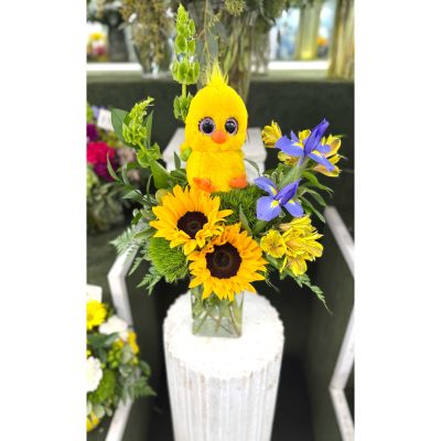 DiBella Flowers & Gifts Las Vegas - Cheerful Chirps Arrangement In the Cooler