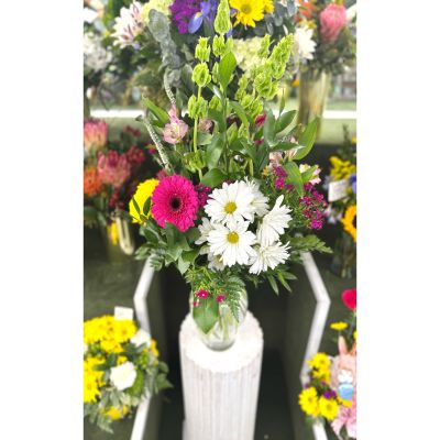 DiBella Flowers & Gifts Las Vegas - Fresh Picked Sunshine Arrangement In the Cooler