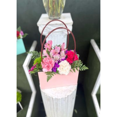 DiBella Flowers & Gifts Las Vegas - Flower Tote Bag In the Cooler