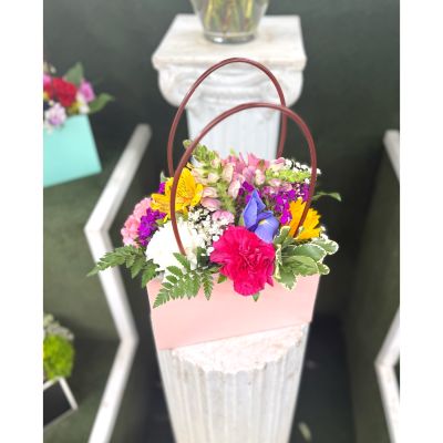 DiBella Flowers & Gifts Las Vegas - Flower Tote Bag In the Cooler