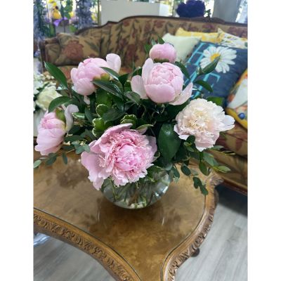 DiBella Flowers & Gifts Las Vegas - Beautiful peony bubble bowl. 