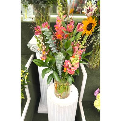 DiBella Flowers & Gifts Las Vegas - Petal Mischief Arrangement In the Cooler