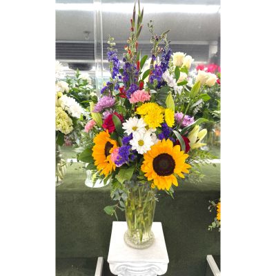 DiBella Flowers & Gifts Las Vegas - Blossoming Blooms Arrangement In the Cooler