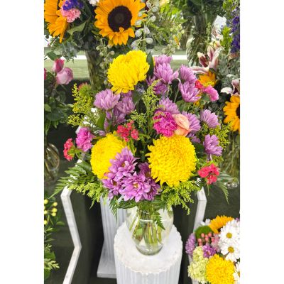 DiBella Flowers & Gifts Las Vegas - Absolutely Abstract Arrangement In the Cooler 