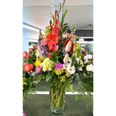 DiBella Flowers & Gifts Las Vegas - Creative Colors Arrangement In the Cooler
