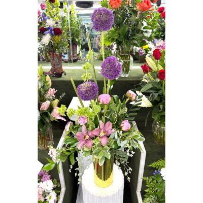 DiBella Flowers & Gifts Las Vegas - Blush Hour Arrangement In the Cooler