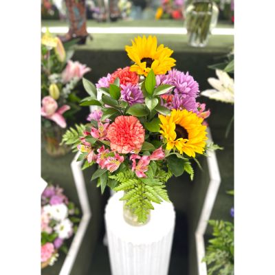 DiBella Flowers & Gifts Las Vegas - Blooming Affection Arrangement In the Cooler