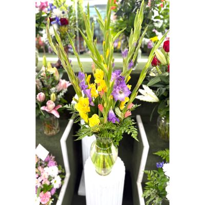 DiBella Flowers & Gifts Las Vegas - Glistening Gladiolus Arrangement In the Cooler