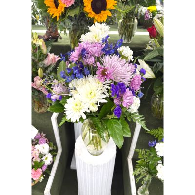 DiBella Flowers & Gifts Las Vegas - Princessly Purple Arrangement In the Cooler