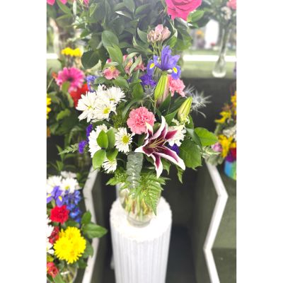 DiBella Flowers & Gifts Las Vegas - Absolutely Abstract Arrangement In the Cooler 