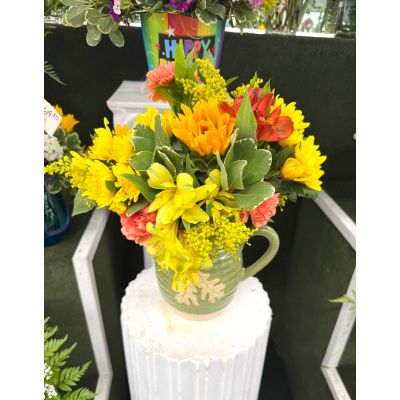 DiBella Flowers & Gifts Las Vegas - Sweet Sunshine Arrangement In the Cooler