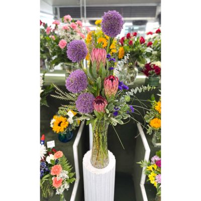 DiBella Flowers & Gifts Las Vegas - Blush Hour Arrangement In the Cooler