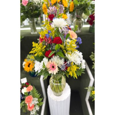 DiBella Flowers & Gifts Las Vegas - Absolutely Abstract Arrangement In the Cooler 