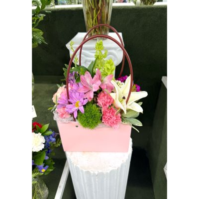 DiBella Flowers & Gifts Las Vegas - Flower Tote Bag In the Cooler