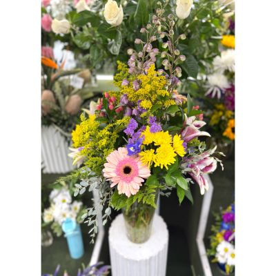 DiBella Flowers & Gifts Las Vegas - Honey Blush Arrangement In the Cooler