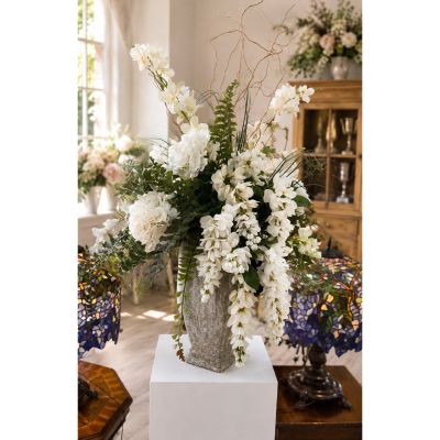 DiBella Flowers & Gifts Las Vegas - Large Lovely White Silk Arrangement 
